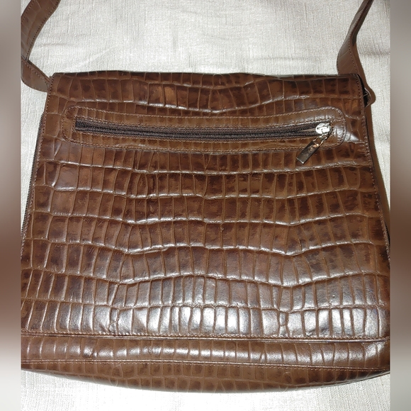 Wilsons leather Brown messenger bag - Picture 2 of 8